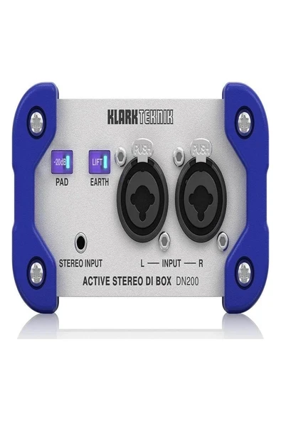 Klark Teknik DN200 V2 2-Kanal Active DI Box ürün görseli 1