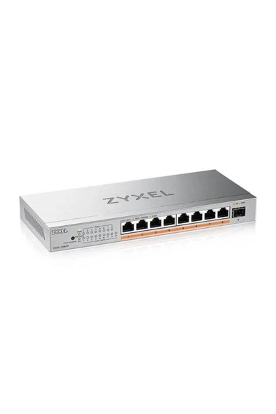 8port XMG-108HP 2.5 GIGABIT 1-SFP 10GBE 100W YÖNETİLEMEZ POE SWITCH ürün görseli 1