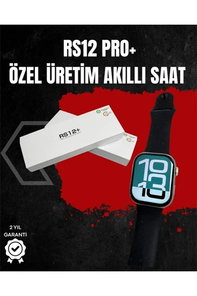 RS12 PRO+ Titanyum Kasa Akıllı Saat – Uyku ve Nabız Takibi, Suya Dayanıklı, Bluetooth Arama ürün görseli 1