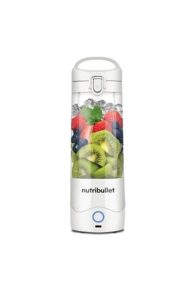 Nutribullet Taşınabilir 475ML Kablosuz Blender Shake ve Smoothie Için  Sızdırmaz Çevir ve Yudumla Usb-C Tipi PB475W ürün görseli 1