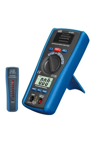 Cem LA-1011 Lan Kablosu Test Cihazı ve Multimetre ürün görseli 1