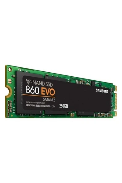 Samsung 860 Evo 250GB 550MB-520MB M.2 SSD ürün görseli 1