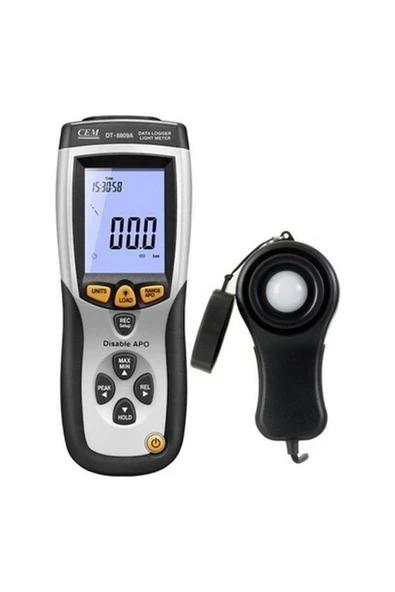 Cem DT8809A Işık Şiddeti Kayıt Cihazı Datalogger ürün görseli 1