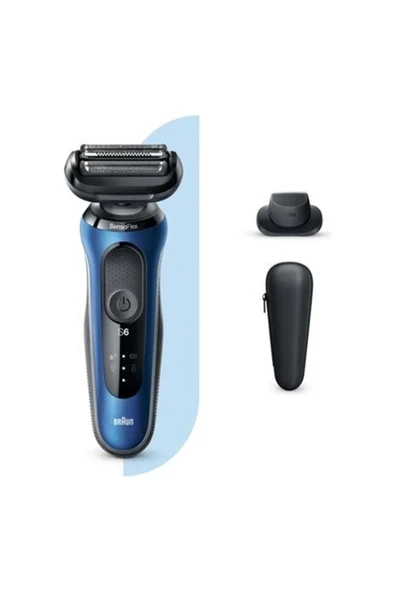 Braun Seri 6 B1200S Kablosuz Tıraş Makinası, Sensoflex, Easyclick Islak & Kuru ürün görseli 1