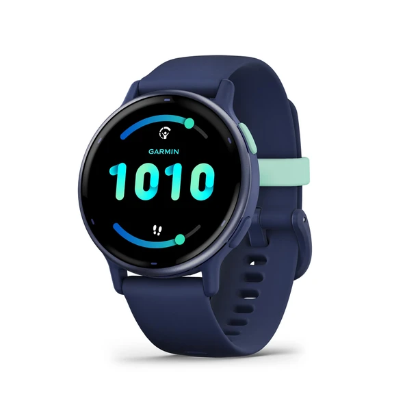 Garmin vívoactive 5, Health and Fitness GPS Smartwatch, AMOLED Display, Up to 11 Days of Battery (Renewed) (Navy) ürün görseli 1