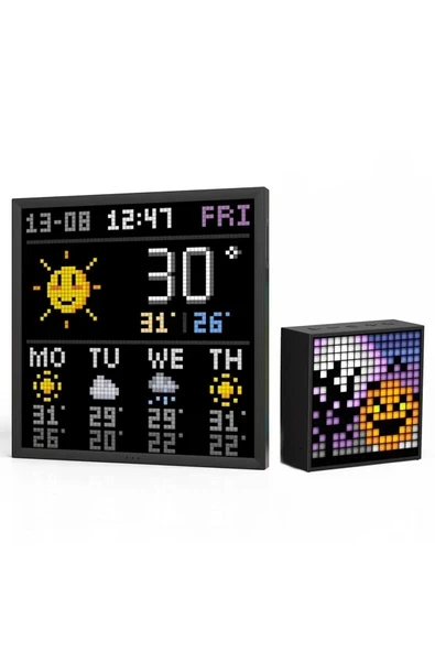 Timebox Evo Bluetooth Hoparlör Ve Pixoo-64 Led Ekran Seti ürün görseli 1