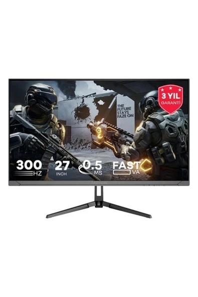 Fazeon X27F300 27" 300Hz 0.5ms Fast Va Fhd Hdmı*2+Dp*2 Rgb Gamıng Monıtor ürün görseli 1