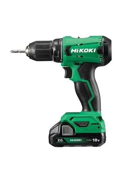 Hikoki DS18DA-2.0 18V/2.0AH 50NM Çift Akülü Şarjlı Darbesiz Matkap ürün görseli 1