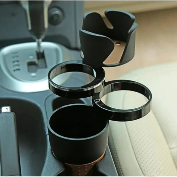 Ayarlanabilir Araç İçi Çoklu Bardak Tutacağı ürün görseli 1