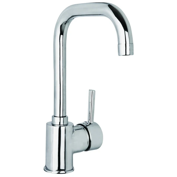 İtimat Kısa Kuğu Mix Lavabo Bataryası Dik Delta 323K ürün görseli 1