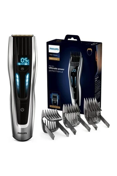 Philips HC9450/15 9000 Serisi Motorlu Taraklı Saç Kesme Makinesi, Titanyum Bıçaklar, 400 Uzunluk Ayarı, Doğruluk 0,1 Mm, Çalışma Süresi 120 Dk ürün görseli 1