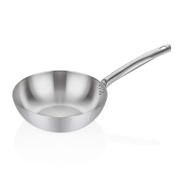 Altınbaşak MM Çelik Wok Tava A104WK24 - Resim 2