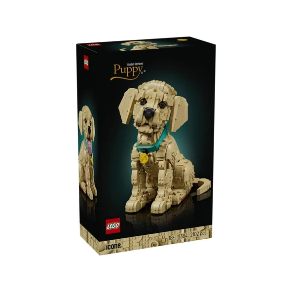 LEGO 11384  Icons Yavru Golden Retriever ürün görseli 1