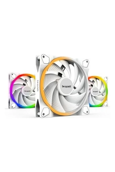 Be Quiet! Light Wings White 140MM Pwm Premium Argb Kasa Fanı 4-Pin 3'lü Paket BL103 ürün görseli 1