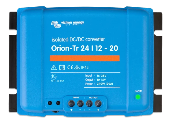 Victron DC-DC Konvertörü İzole Orion-Tr Isolated 24/12 20A 240W Converter (ORI241224110) ürün görseli 1