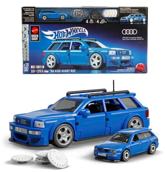 Hot Wheels Mattel Brick Shop Custom '94 Audi Avant RS2 JGR28 ürün görseli 1