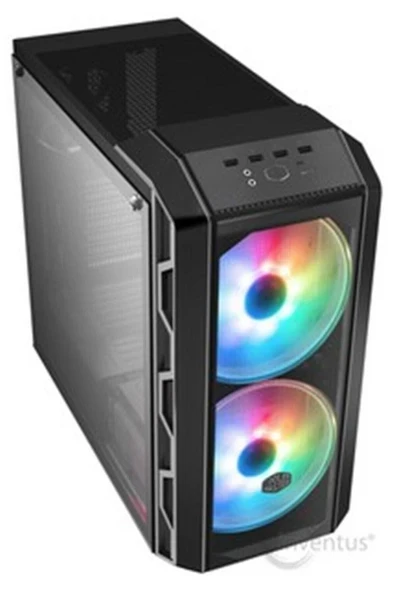 Mastercase H500 Mesh Akrilik Panel Tempered Glass 2x200mm Argb Led Fanlı Midtower Kas ürün görseli 1
