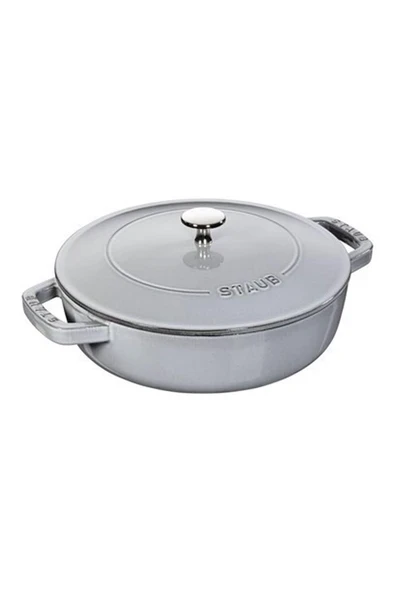 Staub Döküm Tencere Yuvarlak 28 cm Beyaz ürün görseli 1