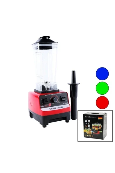 Çok Amaçlı Cam Blender Seti, 2LT ve 0.7LT hazneleri, 6500W güç, dayanıklı ve şık tasarım ürün görseli 1