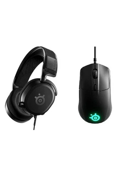 SteelSeries Steelseries Arctis Prime Oyuncu Kulaklığı + Rival 3 Kablolu Rgb Oyuncu Mouse ürün görseli 1
