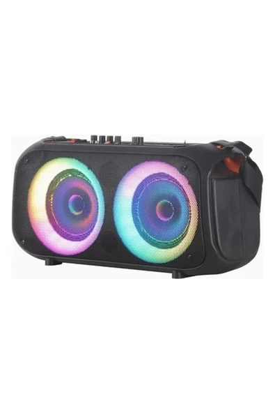 Idragon® NDR-Q68 LED Rgb Işık Atmosfer Müzik Stereo Bluetooth Kablosuz Taşınabilir Bt Parti Hoparlörü ürün görseli 1