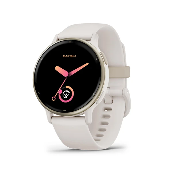 Garmin vívoactive 5, Health and Fitness GPS Smartwatch, AMOLED Display, Up to 11 Days of Battery (Renewed) (Ivory) ürün görseli 1