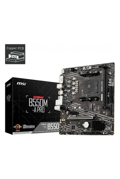 MSI B550M-A Pro DDR4 Pci Express 4.0 Anakart ürün görseli 1