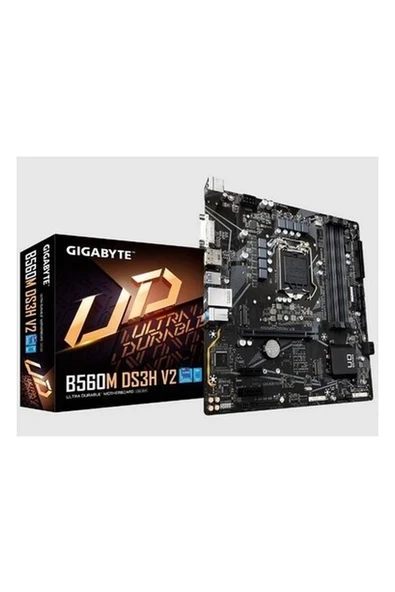 Gigabyte B560M DS3H V2 Intel LGA1200 Ddr4 Micro Atx Anakart ürün görseli 1