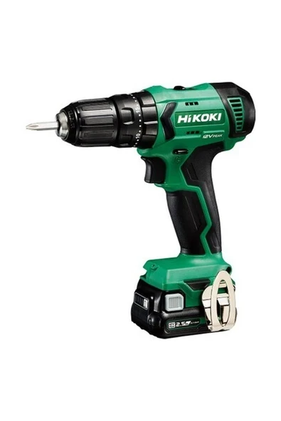 Hikoki DV12DA-2.5 12V 2.5 Ah 38 Nm Akülü Darbeli Vidalama Matkap ürün görseli 1