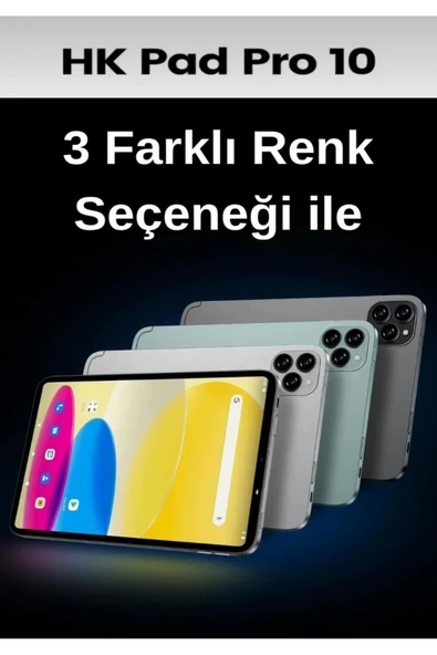 Hk Pad Pro 10 10.1\" 5g Sim Kartlı 16G Ram 8000MAH Batarya Android Akıllı Tablet ürün görseli 1