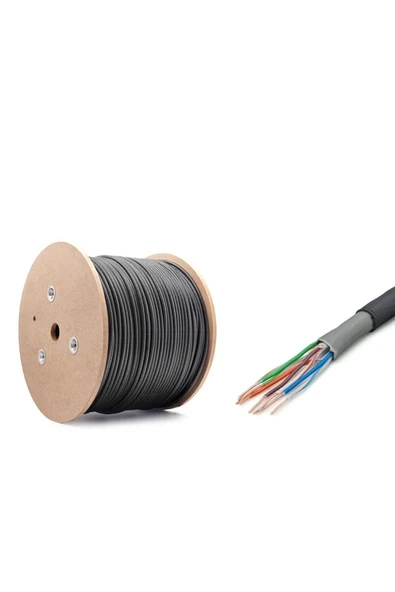 Dış Ortam Data Internet Kablosu Cat6 Patch Cord 70 mt ürün görseli 1