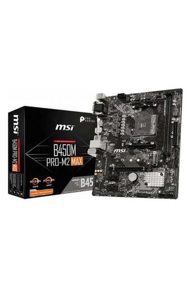 Msi B450M PRO-M2 Max AMD B450 3200MHz DDR4 mATX Anakart ürün görseli 1