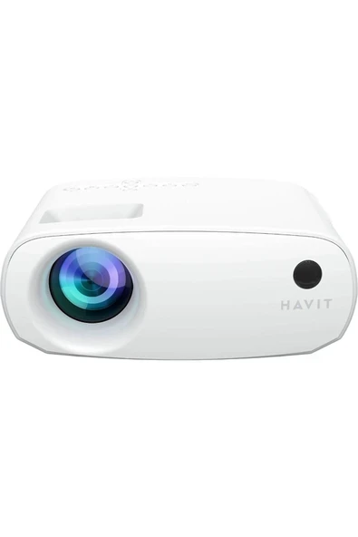 Pj207 Pro Smart 1080P Destekli Android TV Projeksiyon Cihazı Beyaz ürün görseli 1