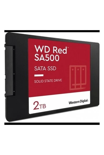 Wd Red SA500, WDS200T2R0A, 2tb, 560/530, Server ve Nas Için Enterprise, 2,5 " Sata, SSD ürün görseli 1
