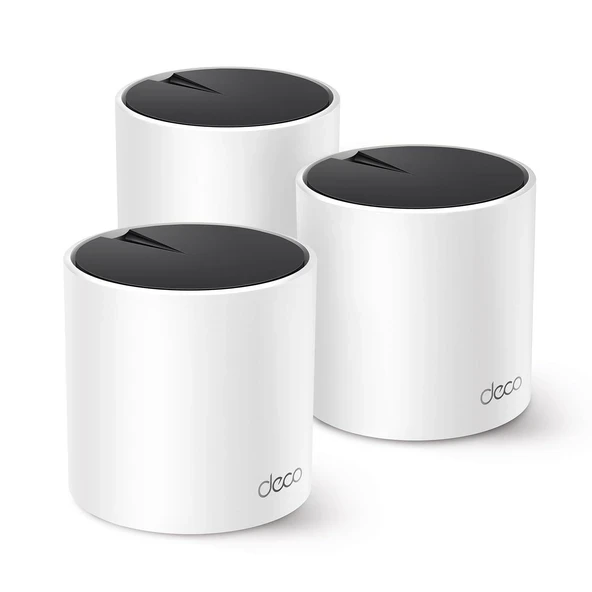 TP-Link Deco X55 Pro AX3000 Tüm Ev Wi-Fi 6 Mesh Sistemi - 6500 Sq.Ft'ye kadar ve 150 Cihaza kadar kapsama alanı, 2x2,5G WAN/LAN Bağlantı Noktası, 4 Akış, Kablolu Eth... ürün görseli 1