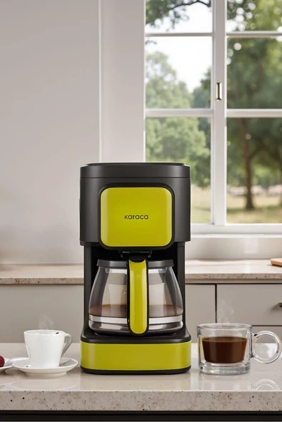 Karaca Just Coffee Aroma 2 In1 Filtre Kahve ve Çay Demleme Makinesi Lime Green ürün görseli 1