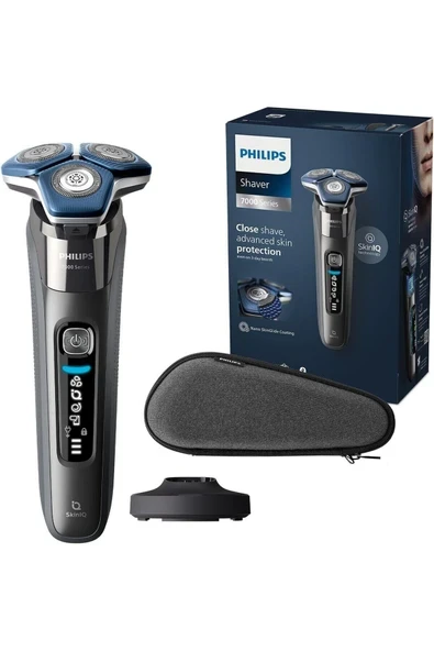 Shaver Series 7000 SkinIQ Teknolojisine Sahip Erkekler için Islak ve Kuru Tıraş makinesi ürün görseli 1