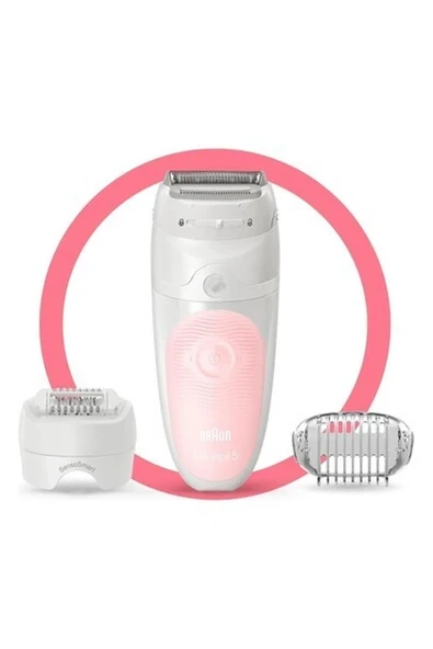 Beyaz-Pembe Epilatör 5620 Sensosmart, Cilt Pürüzsüzlüğü Için Ideal Seçim ürün görseli 1