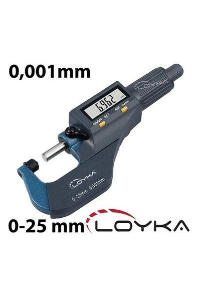 Loyka 5202-25 Dijital Hassas Mikrometre 0-25 mm ürün görseli 1