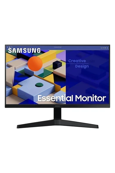 Samsung Essential S3 27" 5Ms 75Hz (HDMI+D-Sub) AMD FreeSync IPS Panel FHD Monitör LS27C312EAUXUF ürün görseli 1