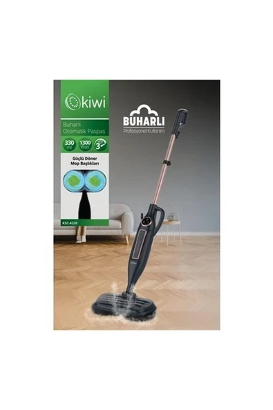 KSC-4220 Çok Fonksiyonlu Ayarlanabilir Seviyeli 10 Aparatlı Dikey Buharlı Mop - Buharlı Temizleyici ürün görseli 1