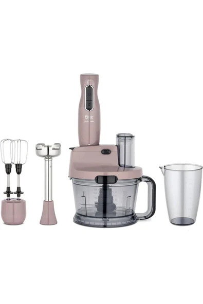 Kum Beji Renkli Çok Fonksiyonlu Blender Seti, Pratik ve Şık Tasarım ürün görseli 1