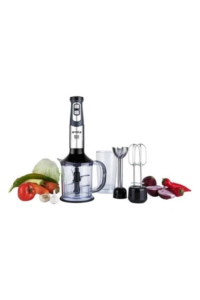 Arnica Diva Trend El Blender Seti Gümüş - Resim 3