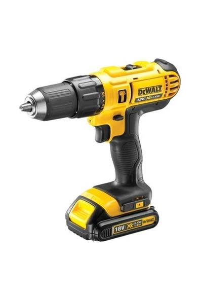 Dewalt DCD776S2-TR 18V/1.5AH Li-Ion Çift Akülü Darbeli Matkap ürün görseli 1