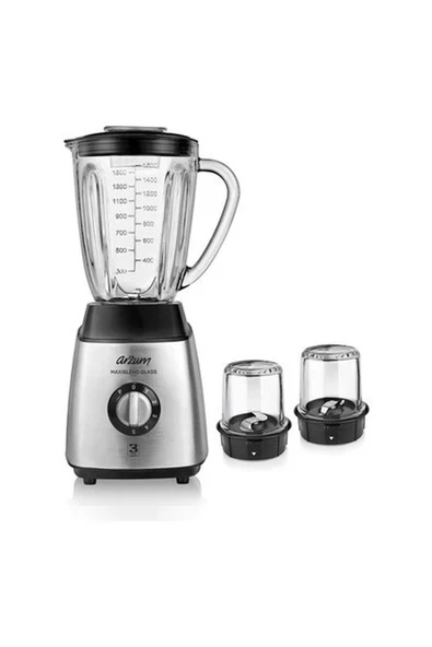 Arzum AR1056 Maxiblend Glass Sürahi Blender - Çelik ürün görseli 1