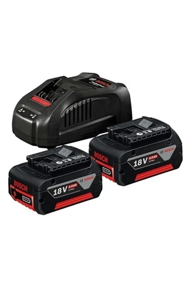 Bosch Professional 18 V. Akü Seti 2x18V 5,0 Ah Akü + GAL1880 CV Hızlı Şarj ürün görseli 1