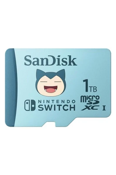 Sandisk Nintendo Switch Pokémon 1tb 100MB/S Microsdxc Lisanslı Hafıza Kartı SDSQXAO-1T00-GN6ZK ürün görseli 1