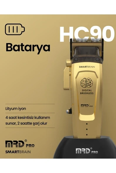 Smart Brain Titanyum Bıçaklı Profesyonel Tıraş Makinesi HC-90 ürün görseli 1
