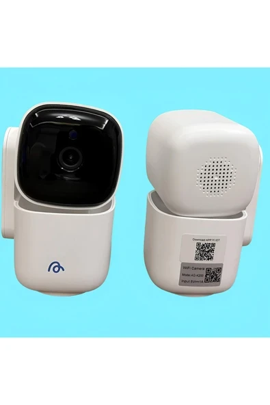 Akıllı Kamera Hareketli Smart Kamera Telefondan Kontrollü Wireless Kamera Sesli Kayıt-Ses Alıp Verir ürün görseli 1
