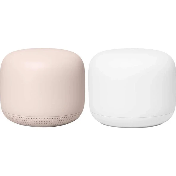 Google - Nest WiFi - WiFi Router (Kumda 2'li Paket) (Yenilendi) ürün görseli 1